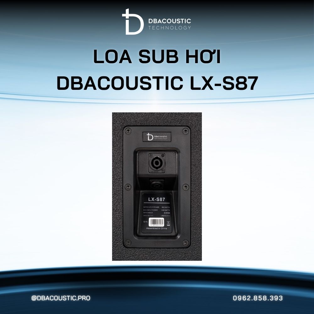 Loa sub hơi karaoke DBACOUSTIC LX-S87 - Ảnh 3