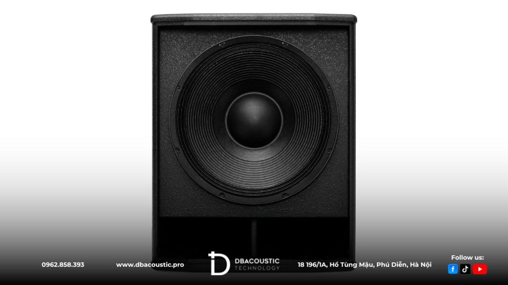 DBAcoustic KS715S có công suất mạnh mẽ 600W/1200W
