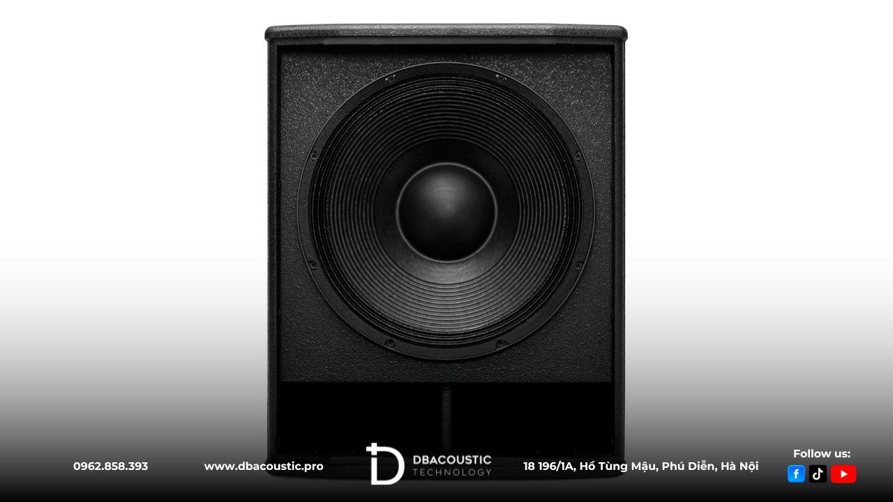 DBAcoustic KS715S có công suất mạnh mẽ 600W/1200W