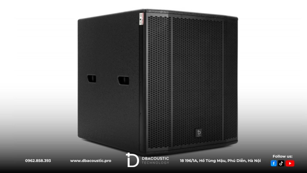 Loa sub hơi DBAcoustic KS718 có ngoại hình chắc chắn, cứng cáp
