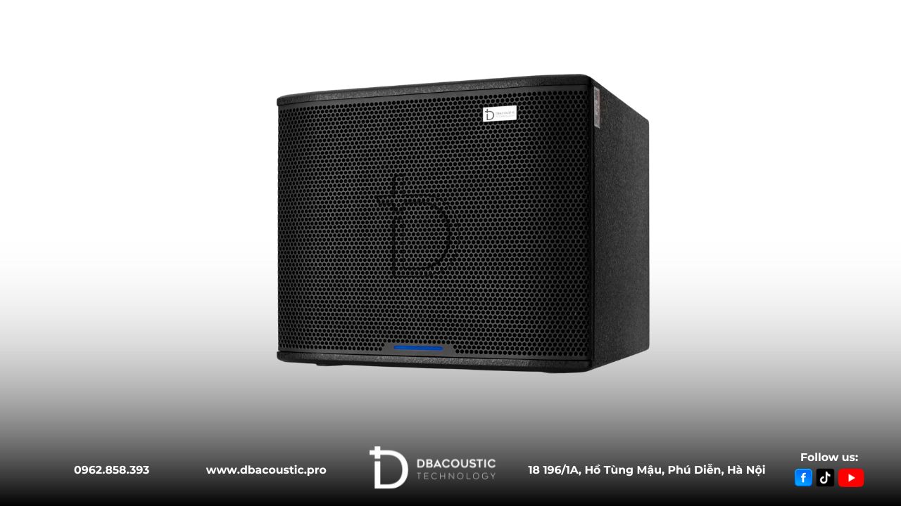 Loa sub woofer DBAcoustic LX-S32SA G2 sở hữu công suất 300W.