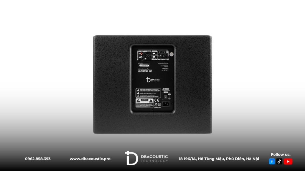 DBAcoustic LX-S32SA G2 dễ dàng phối ghép với các thiết bị khác