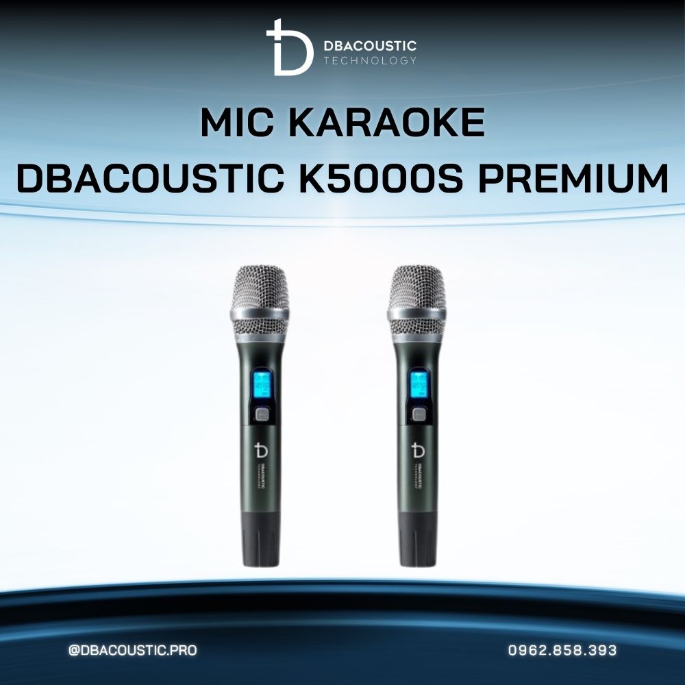Mic không dây DBACOUSTIC K5000S PREMIUM - Ảnh 2