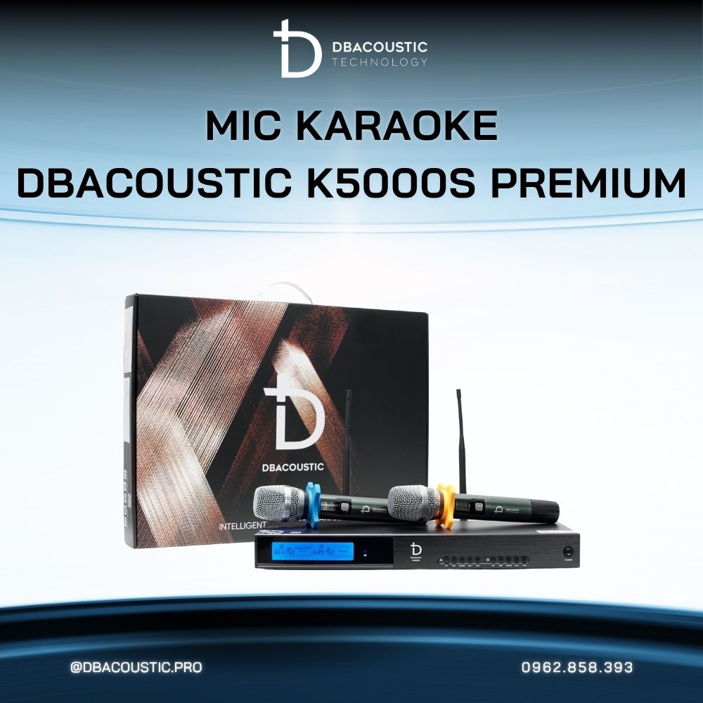Mic không dây DBACOUSTIC K5000S PREMIUM - Ảnh 3