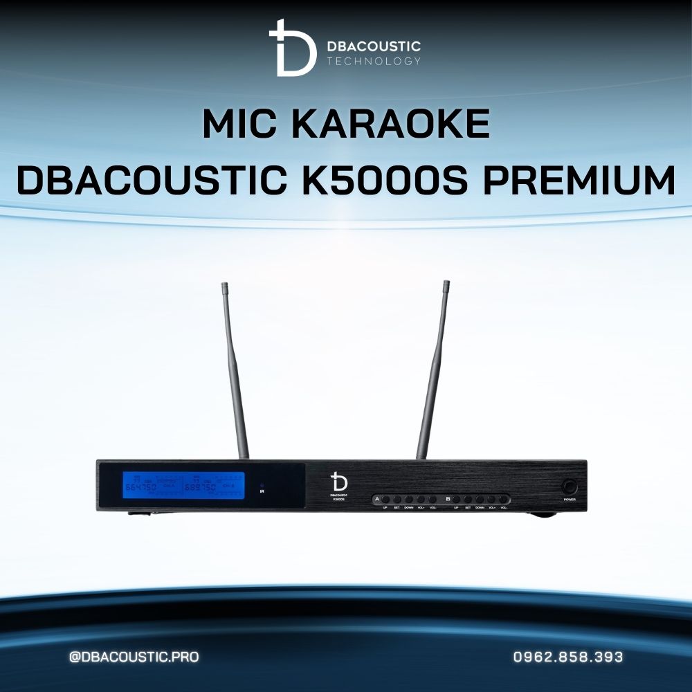 Mic không dây DBACOUSTIC K5000S PREMIUM - Ảnh 4