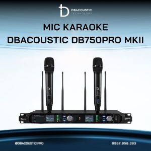 Alternative view of Mic không dây DBACOUSTIC DB750PRO MKII