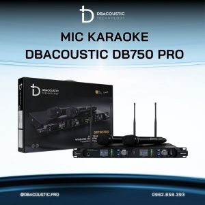 Alternative view of Mic không dây DBACOUSTIC DB750 PRO