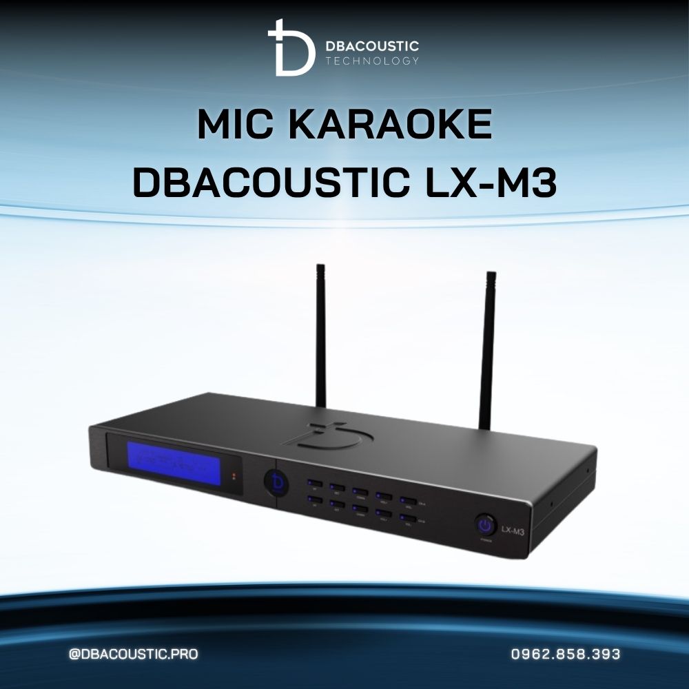 Mic không dây DBACOUSTIC LX-M3 - Ảnh 2