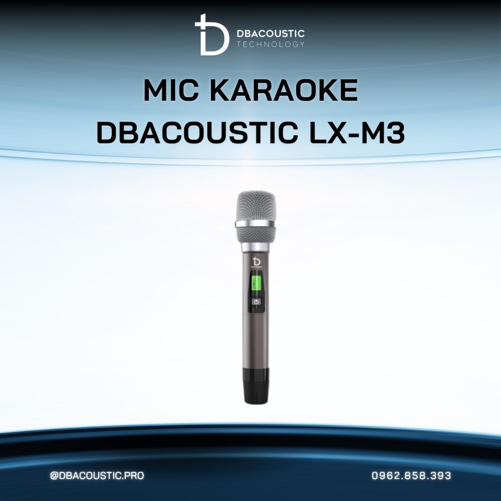 Mic không dây DBACOUSTIC LX-M3 - Ảnh 6