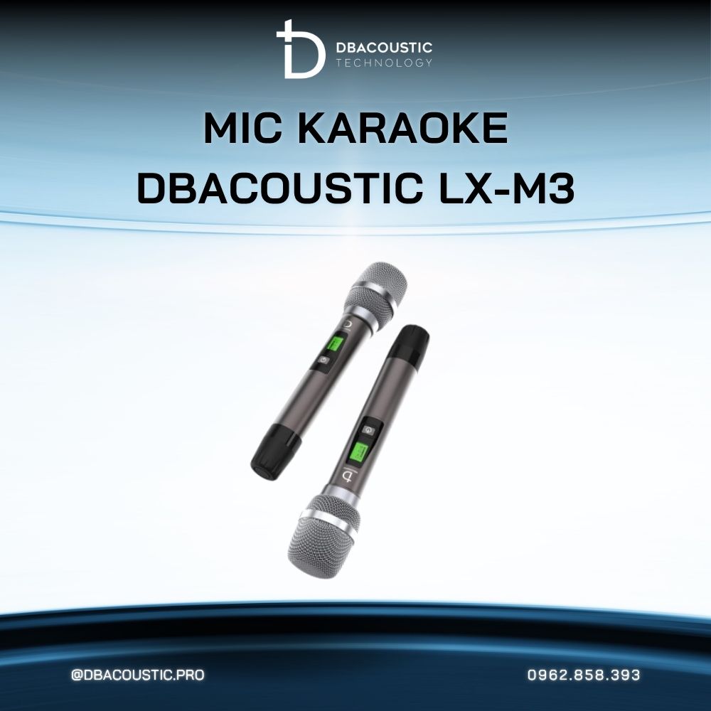 Mic không dây DBACOUSTIC LX-M3 - Ảnh 7