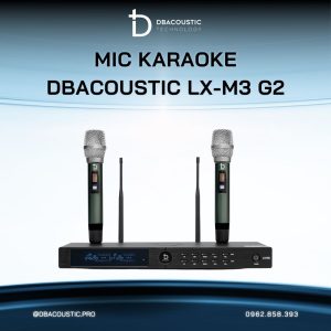 Mic không dây DBACOUSTIC LX-M3 G2 (2025)