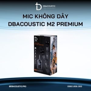 Alternative view of Mic không dây đầu thu nhỏ DBACOUSTIC M2 PREMIUM (tích hợp 8 chế độ ECHO, chuyên dụng cho loa di động)