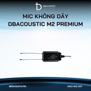 Mic không dây đầu thu nhỏ DBACOUSTIC M2 PREMIUM (tích hợp 8 chế độ ECHO, chuyên dụng cho loa di động) - Ảnh 6