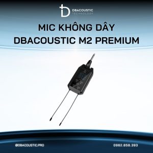 Mic không dây đầu thu nhỏ DBACOUSTIC M2 PREMIUM (tích hợp 8 chế độ ECHO, chuyên dụng cho loa di động) - Ảnh 7
