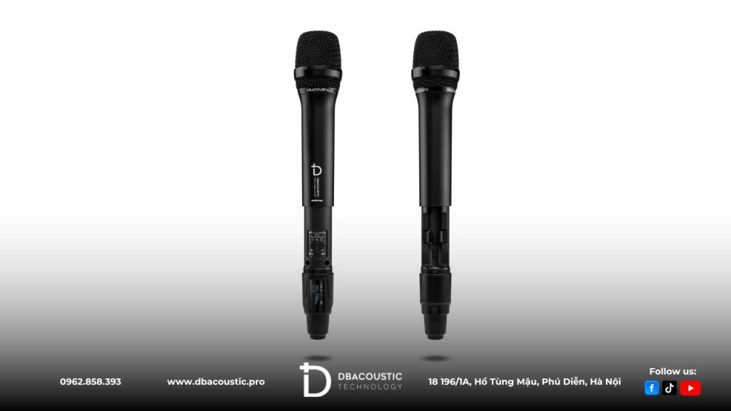 Tay mic của DBAcoustic DB750 PRO có khả năng thu phát tốt