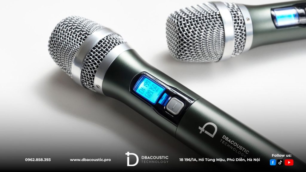Đèn hiển thị mọi thông số trên micro DBAcoustic K5000S 