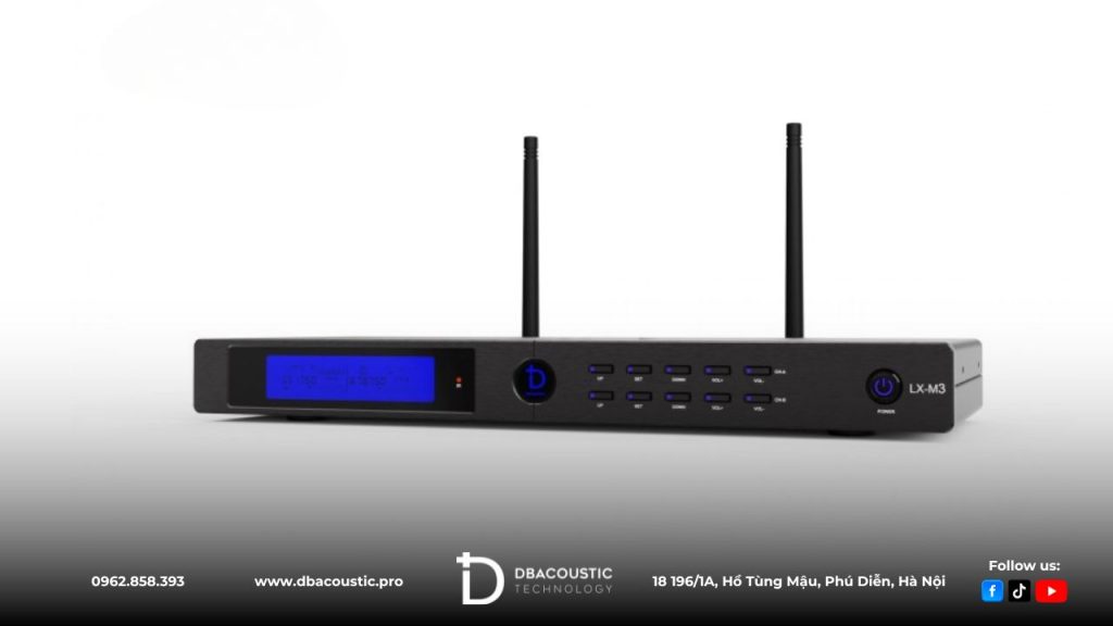Mic không dây DBAcoustic LX-M3 có ngoại hình nhỏ nhắn