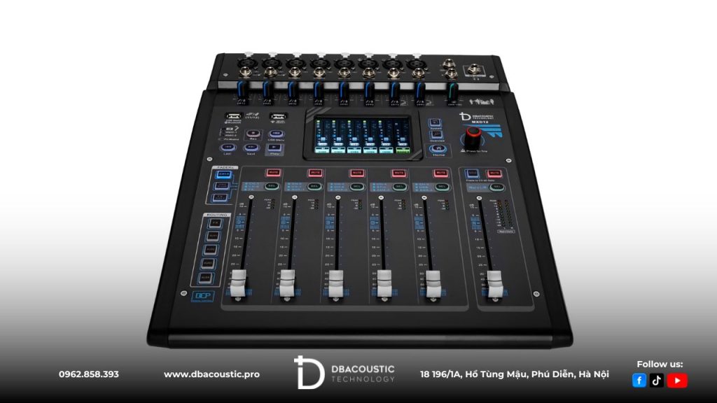 DBAcoustic MXD12 được trang bị hơn 60 preset hiệu ứng từ nhà sản xuất