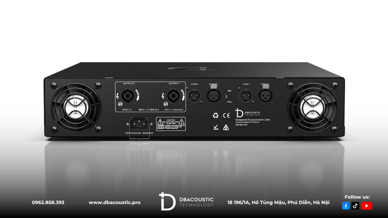 DBacoustic LX-A3 Premium cho khả năng ghép nối linh hoạt