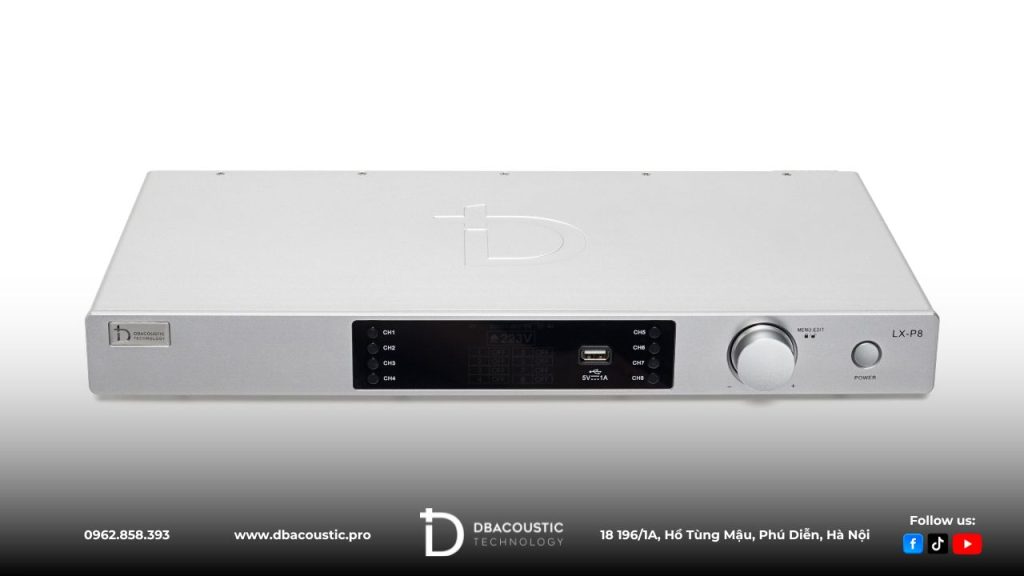 DBacoustic P9 Pro sở hữu kiểu dáng 1U vô cùng mỏng gọn