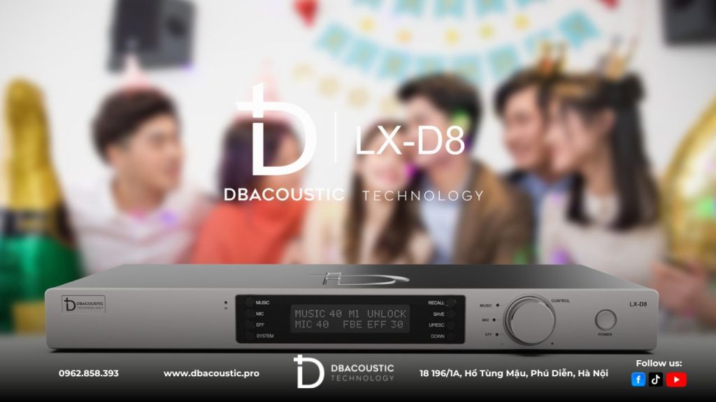 DBAcoustic LX-D8 sử dụng chip Mỹ