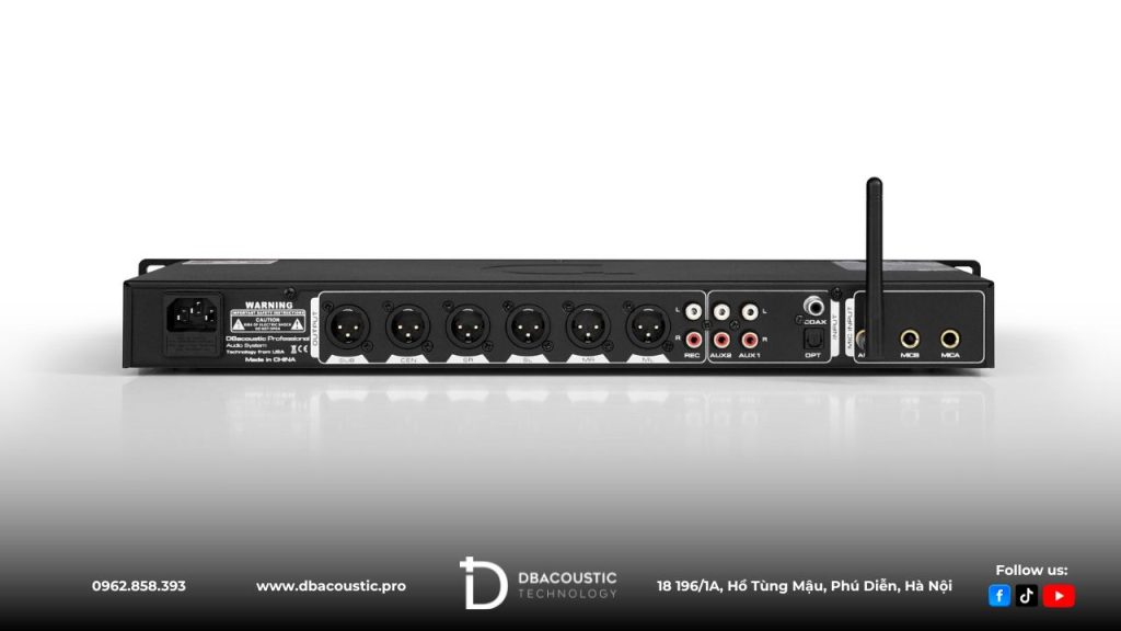 Vang số DBAcoustic S600 PRO trang bị Chip giải mã DAC 24-bit/192KHz.