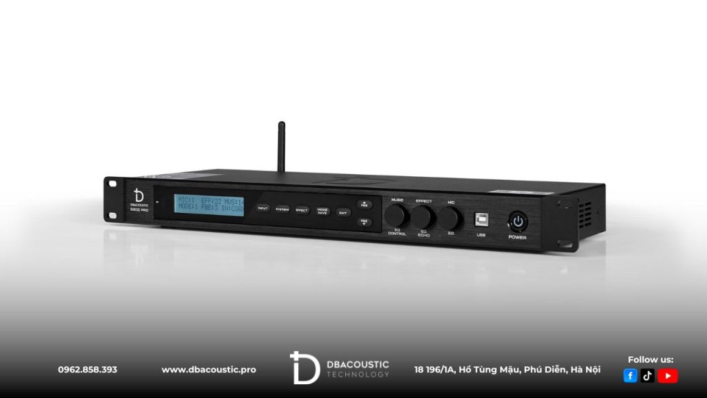 S600 PRO tự động loại bỏ hú rít, giữ cho âm thanh đầu ra trong trẻo, mượt mà và dễ chịu