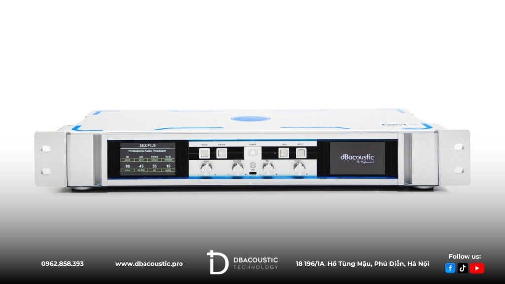 Vang số DBAcoustic S800 Plus sở hữu 2 màn hình LED