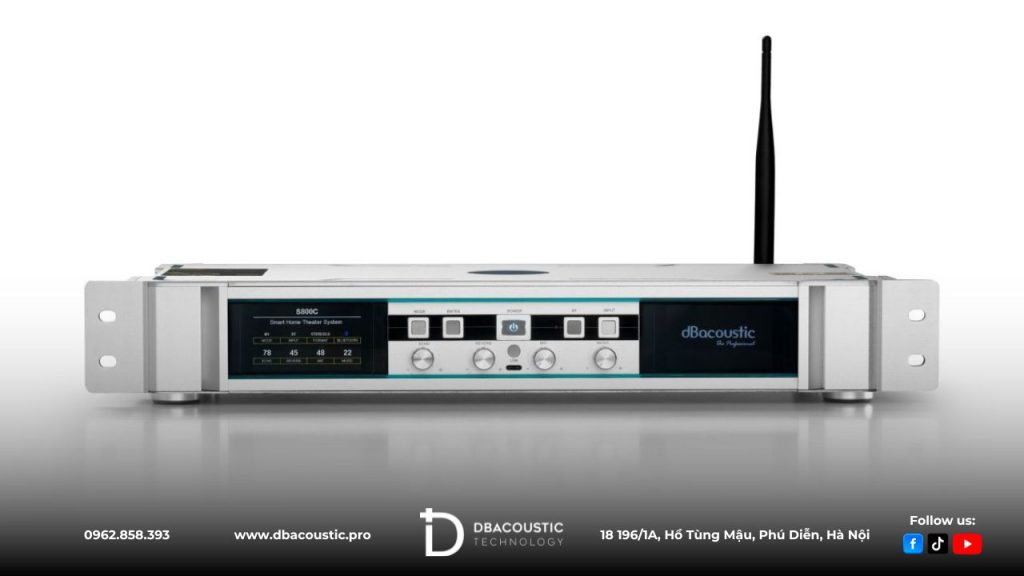 Vang số DBAcoustic S800C có thể dùng để xem phim, hát karaoke 