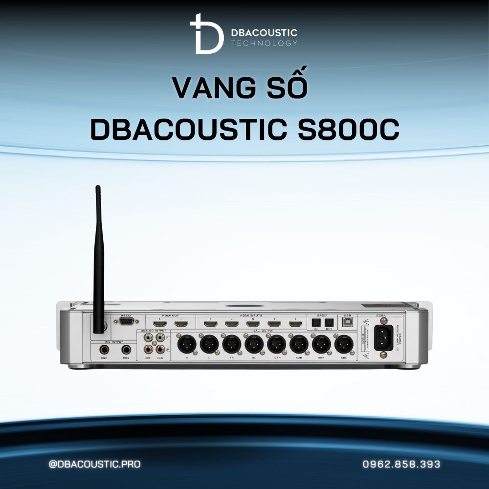 Vang số karaoke DBACOUSTIC S800C - Ảnh 5