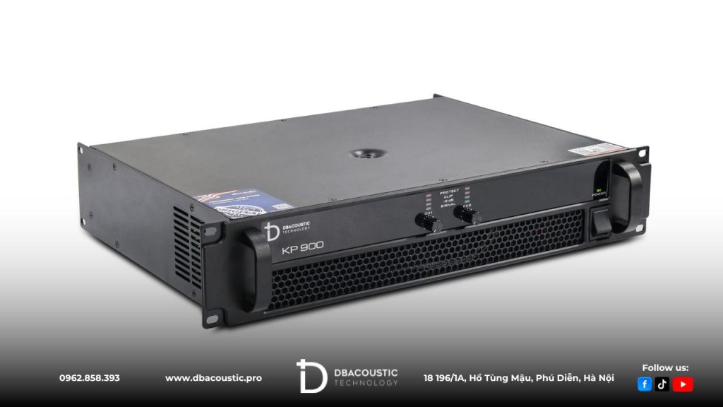 Cục đẩy công suất DBAcousitc KP900 sử dụng mạch Class H