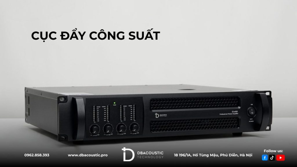 Cục đẩy công suất DBAcoustic sở hữu độ bền ấn tượng