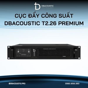 Alternative view of Cục Đẩy Công Suất DBacoustic T2.26 Premium