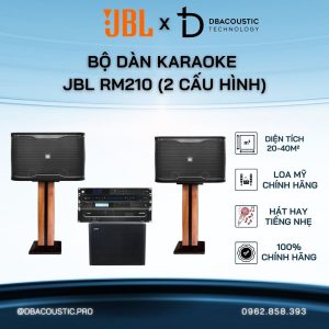 Dàn karaoke JBL RM210 (loa Mỹ chính hãng, 2 cấu hình linh hoạt, hát cực phiêu, âm hay miễn chê)