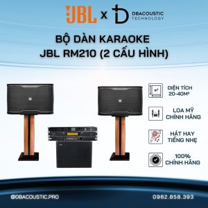Dàn karaoke JBL RM210 (loa Mỹ chính hãng, 2 cấu hình linh hoạt, hát cực phiêu, âm hay miễn chê)