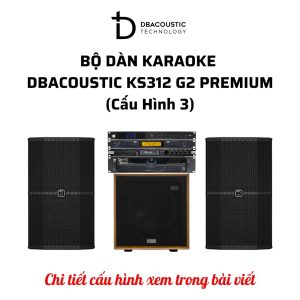 Bộ dàn karaoke DBAcoustic KS312 G2 PREMIUM (6 cấu hình - 6 mức giá, âm siêu hay, hát siêu đỉnh) - Ảnh 4