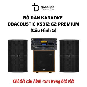 Bộ dàn karaoke DBAcoustic KS312 G2 PREMIUM (6 cấu hình - 6 mức giá, âm siêu hay, hát siêu đỉnh) - Ảnh 6