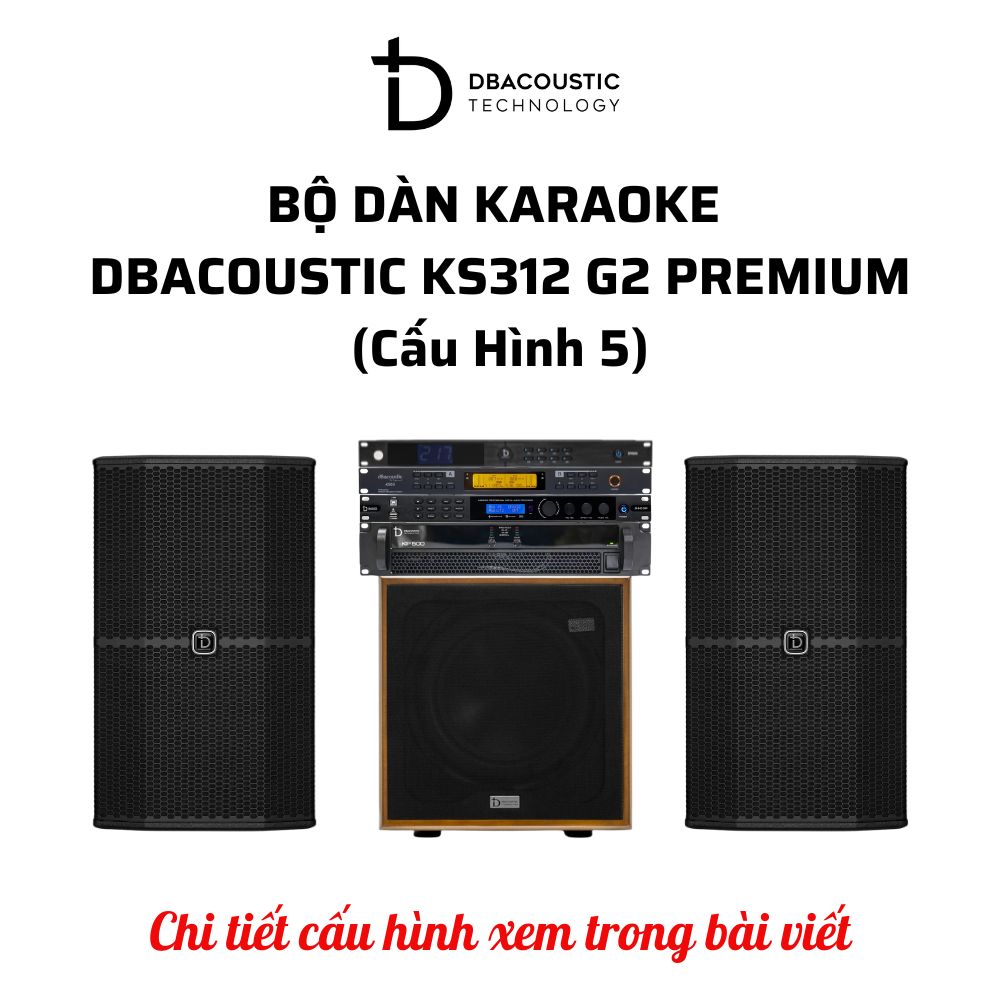Bộ dàn karaoke DBAcoustic KS312 G2 PREMIUM (6 cấu hình - 6 mức giá, âm siêu hay, hát siêu đỉnh) - Ảnh 6