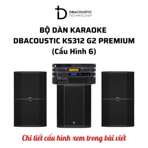 Bộ dàn karaoke DBAcoustic KS312 G2 PREMIUM (6 cấu hình - 6 mức giá, âm siêu hay, hát siêu đỉnh) - Ảnh 7