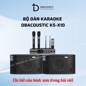 Alternative view of Dàn karaoke DBacoustic KSX10 (siêu gọn nhẹ, âm mượt, hát hay, giá cực mềm)