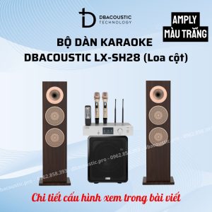 Alternative view of Dàn karaoke DBacoustic LX-SH28 (Loa cột) - Ngoại hình cực phẩm, chất âm miễn chê