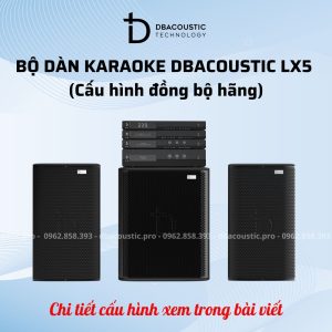 Alternative view of Dàn Karaoke DBacoustic LX5 (cấu hình đồng bộ hãng, hát siêu dính, âm tuyệt hay)