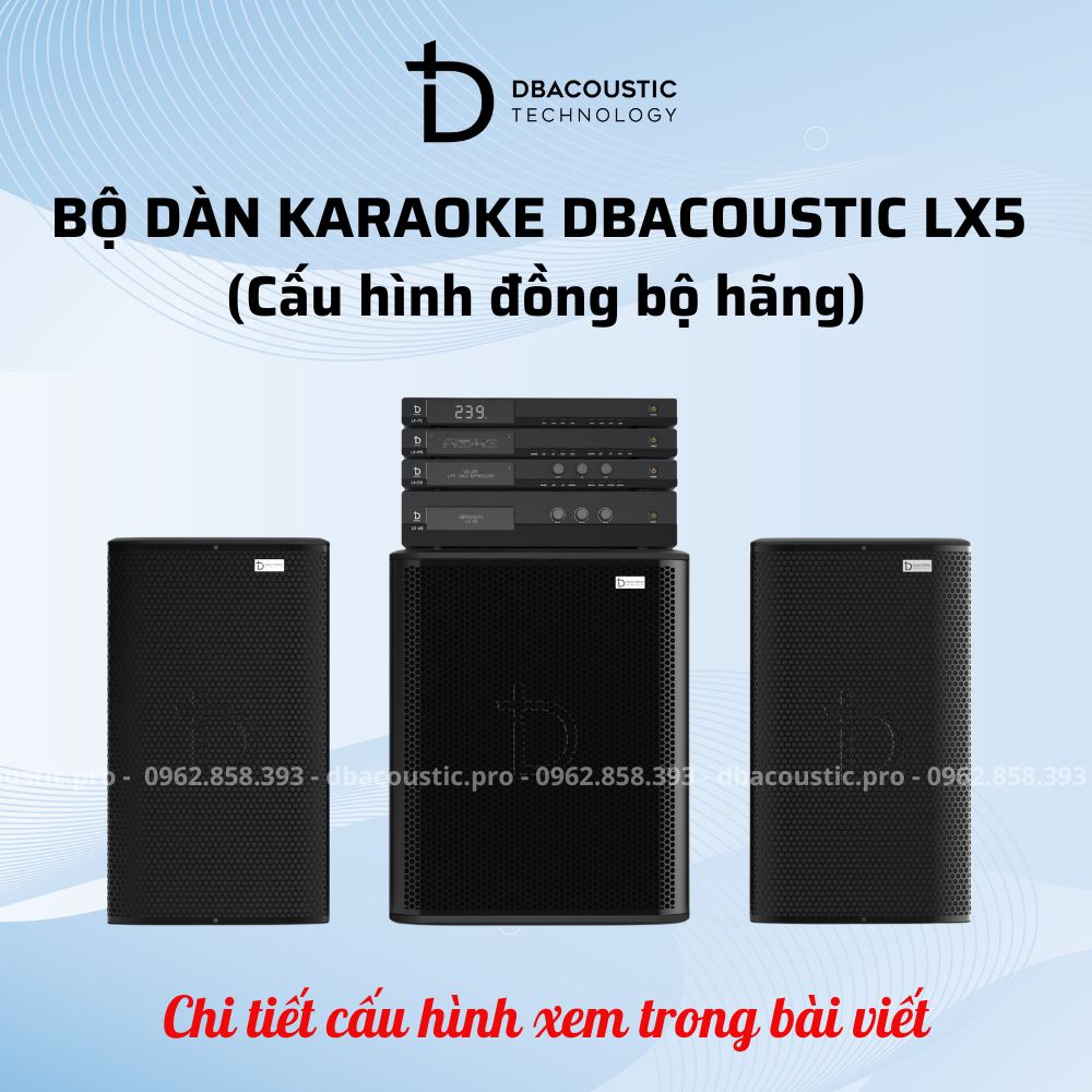 Dàn Karaoke DBacoustic LX5 (cấu hình đồng bộ hãng, hát siêu dính, âm tuyệt hay) - Ảnh 2