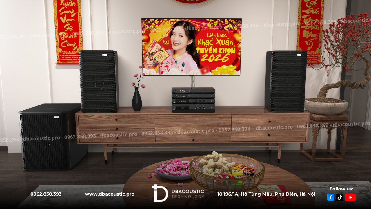 Bộ dàn karaoke DBacoustic LX5 đáng mua tết 2026