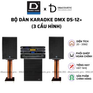 Dàn Karaoke DMX DS-12+ (Loa full bass 30, âm khoẻ, tiếng gọn, hát cực mê)