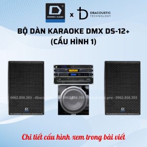 Alternative view of Dàn Karaoke DMX DS-12+ (Loa full bass 30, âm khoẻ, tiếng gọn, hát cực mê)