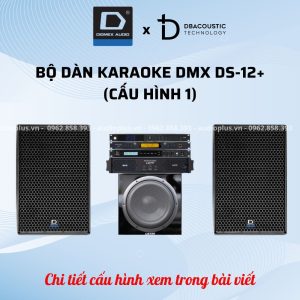Alternative view of Dàn Karaoke DMX DS-12+ (Loa full bass 30, âm khoẻ, tiếng gọn, hát cực mê)