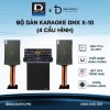 Dàn karaoke DMX X10 (loa full bass 25, gọn gàng, hát dính tiếng hay, chính hãng 100%)
