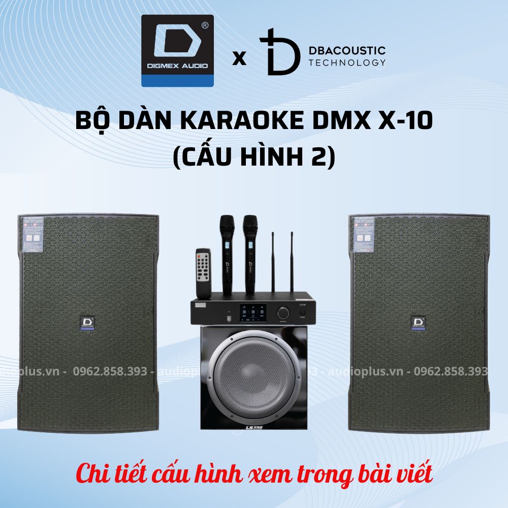 Dàn karaoke DMX X10 (loa full bass 25, gọn gàng, hát dính tiếng hay, chính hãng 100%) - Ảnh 3