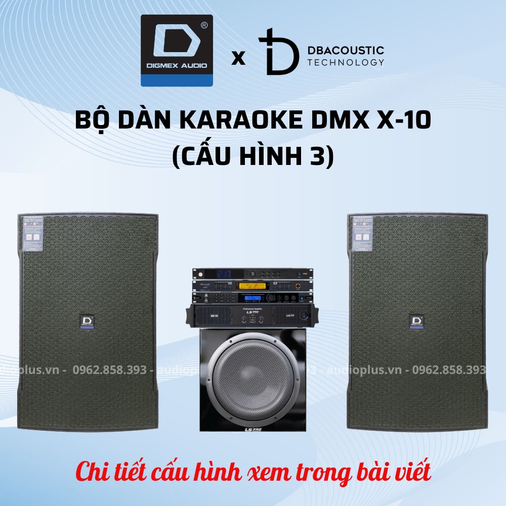 Dàn karaoke DMX X10 (loa full bass 25, gọn gàng, hát dính tiếng hay, chính hãng 100%) - Ảnh 4